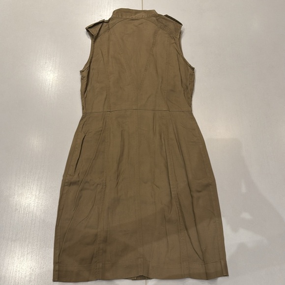 Calvin Klein Khaki Button-Up Dress - Picture 2 of 10